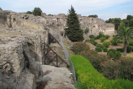 view of Pompeii, August 2007